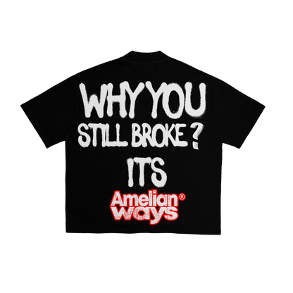 Lincoln "Why You Still Broke?" Tee (Black)