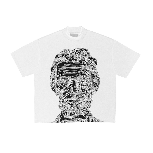Lincoln "Why You Still Broke?" Tee (White)